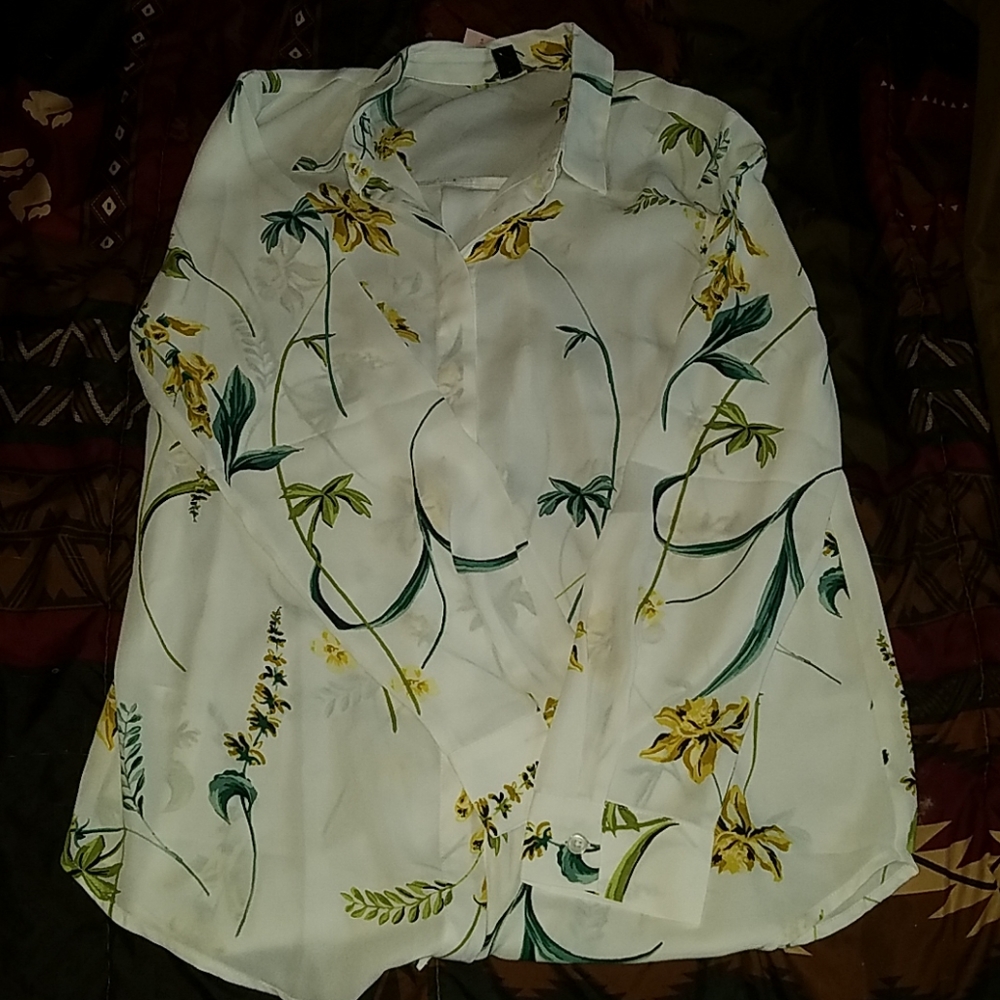 Yellow flower Blouse